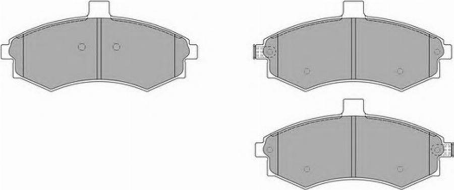 Simer 566.3 - Kit de plaquettes de frein, frein à disque cwaw.fr