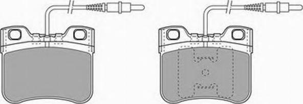 Simer 509 - Kit de plaquettes de frein, frein à disque cwaw.fr