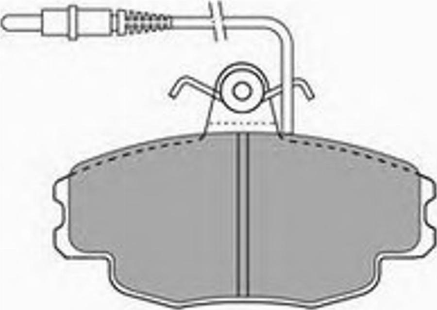 Simer 508 - Kit de plaquettes de frein, frein à disque cwaw.fr