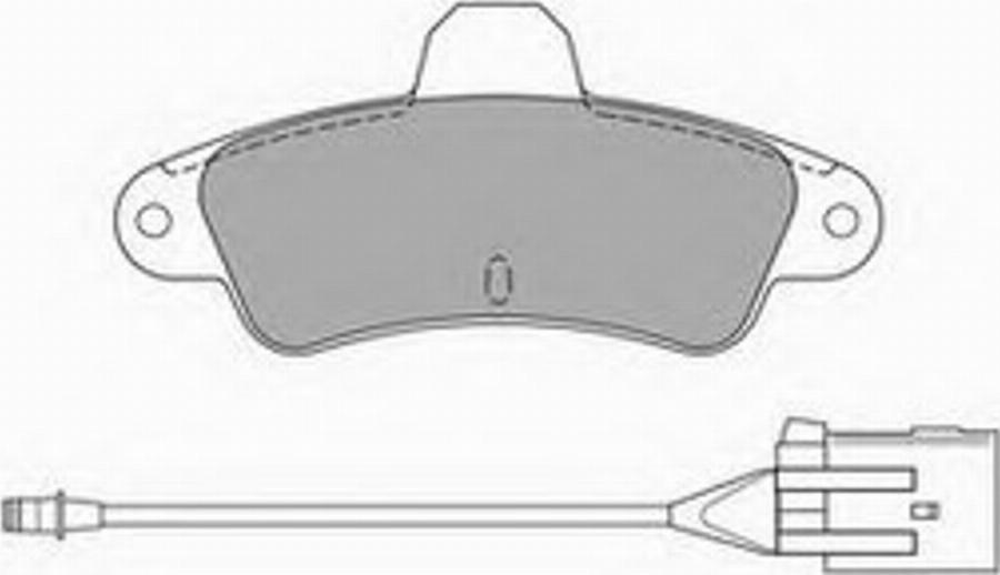 Simer 588 - Kit de plaquettes de frein, frein à disque cwaw.fr