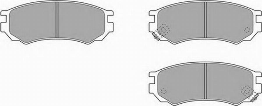 Simer 524 - Kit de plaquettes de frein, frein à disque cwaw.fr