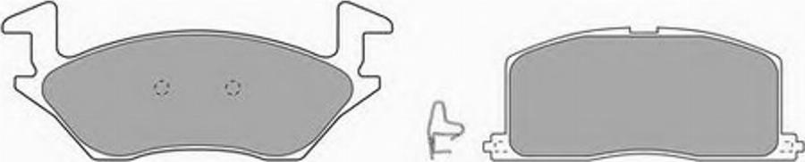 Simer 528 - Kit de plaquettes de frein, frein à disque cwaw.fr