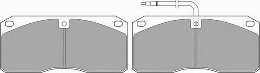 Simer 575 - Kit de plaquettes de frein, frein à disque cwaw.fr