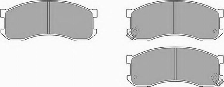 Simer 644 - Kit de plaquettes de frein, frein à disque cwaw.fr