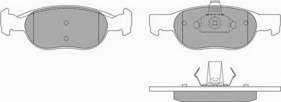 Simer 6463 - Kit de plaquettes de frein, frein à disque cwaw.fr