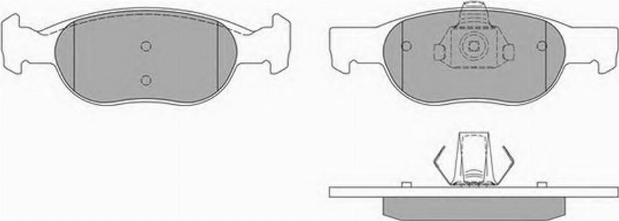 Simer 6462 - Kit de plaquettes de frein, frein à disque cwaw.fr