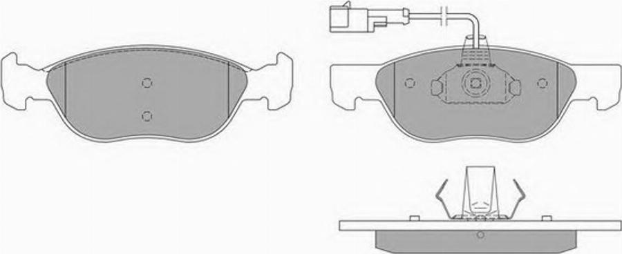 Simer 6471 - Kit de plaquettes de frein, frein à disque cwaw.fr