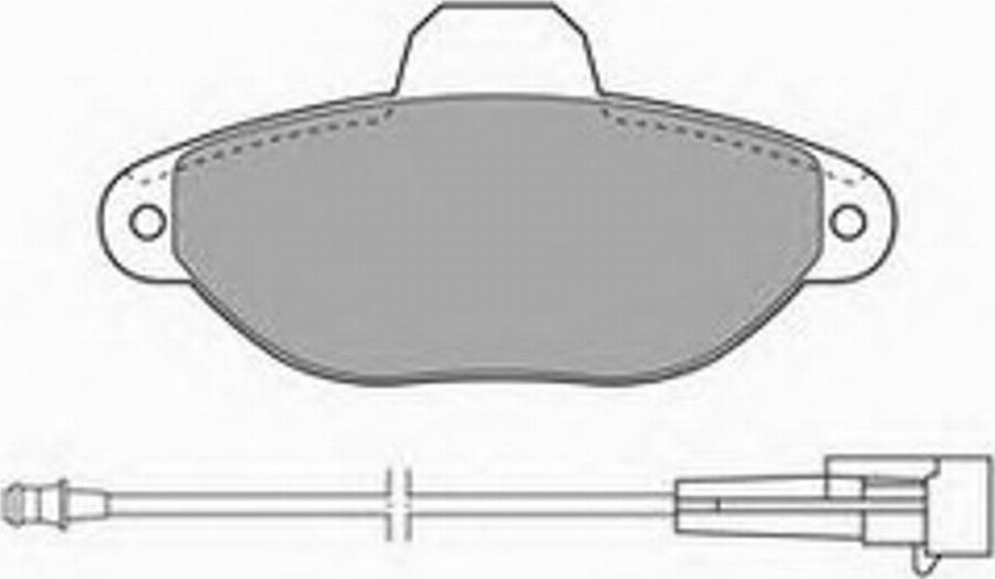 Simer 607 - Kit de plaquettes de frein, frein à disque cwaw.fr