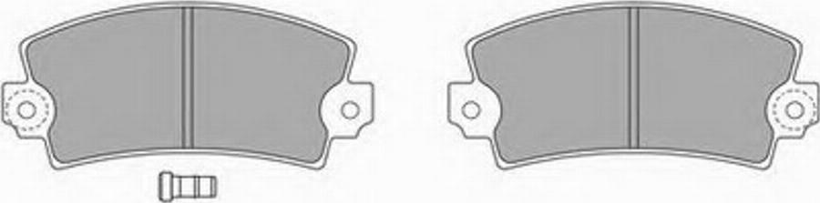 Simer 145.1 - Kit de plaquettes de frein, frein à disque cwaw.fr