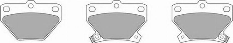 Simer 1030 - Kit de plaquettes de frein, frein à disque cwaw.fr