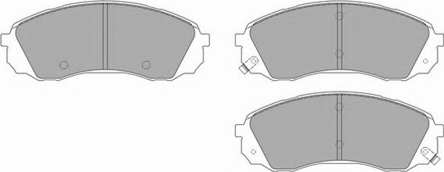 Simer 1074 - Kit de plaquettes de frein, frein à disque cwaw.fr