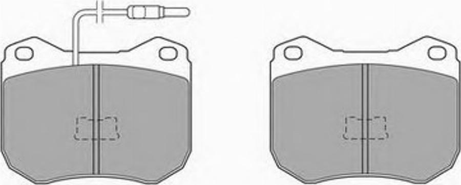 Simer 189 - Kit de plaquettes de frein, frein à disque cwaw.fr