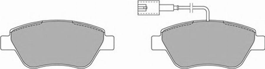 Simer 812.3 - Kit de plaquettes de frein, frein à disque cwaw.fr