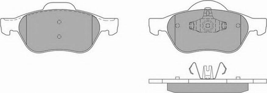 Simer 834.1 - Kit de plaquettes de frein, frein à disque cwaw.fr