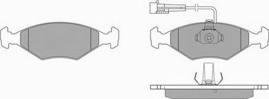 Simer 346.7 - Kit de plaquettes de frein, frein à disque cwaw.fr