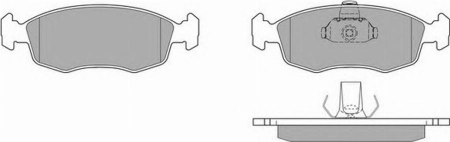 Simer 352.4 - Kit de plaquettes de frein, frein à disque cwaw.fr