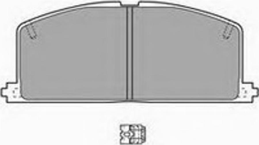 Simer 303.1 - Kit de plaquettes de frein, frein à disque cwaw.fr