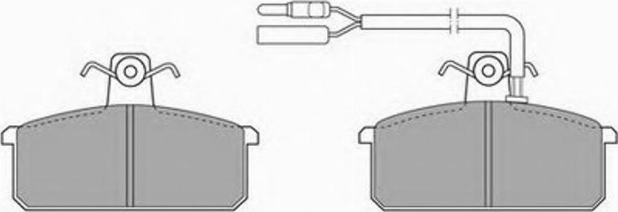 Simer 316 - Kit de plaquettes de frein, frein à disque cwaw.fr