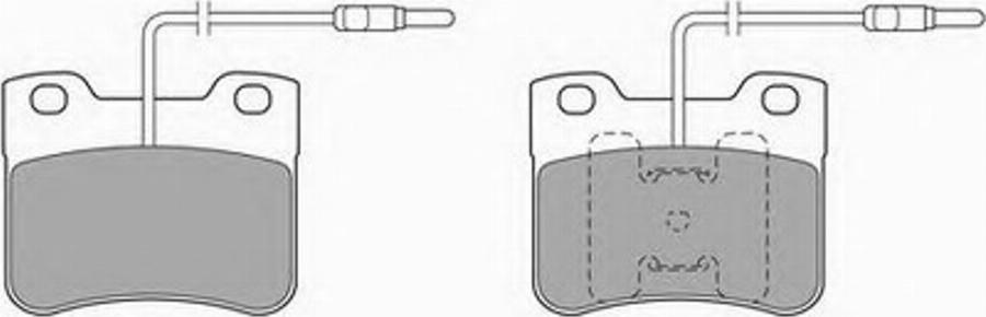 Simer 381 - Kit de plaquettes de frein, disque de frein de stationnement cwaw.fr