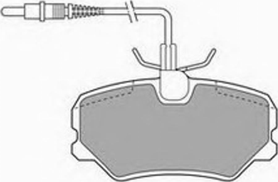 Simer 382.1 - Kit de plaquettes de frein, frein à disque cwaw.fr