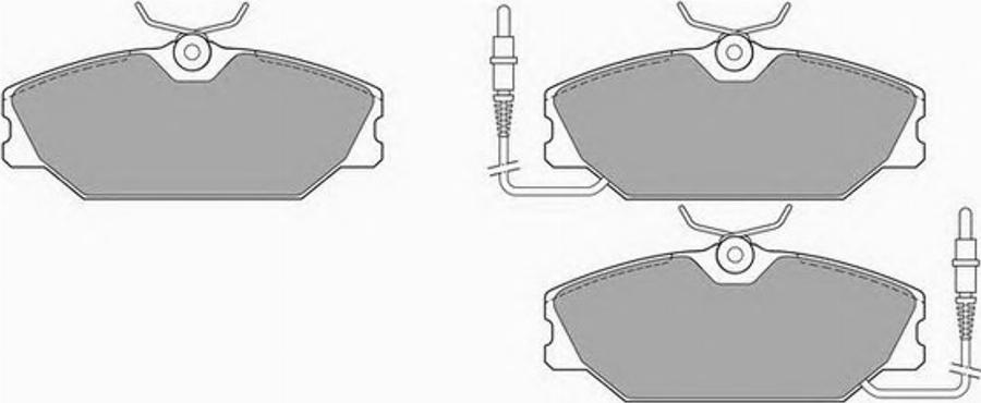 Simer 339 - Kit de plaquettes de frein, frein à disque cwaw.fr