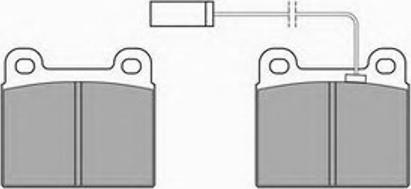 Simer 298.1 - Kit de plaquettes de frein, frein à disque cwaw.fr