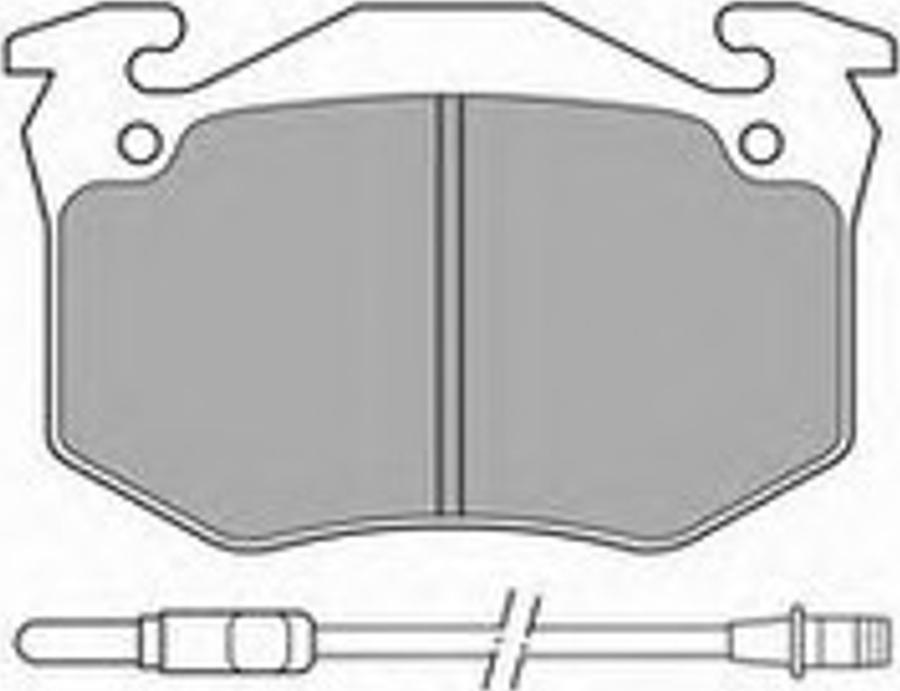 Simer 241 - Kit de plaquettes de frein, frein à disque cwaw.fr