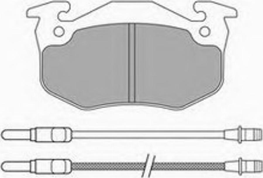 Simer 278.1 - Kit de plaquettes de frein, frein à disque cwaw.fr