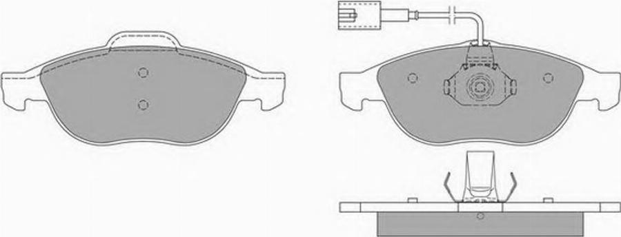 Simer 714.1 - Kit de plaquettes de frein, frein à disque cwaw.fr