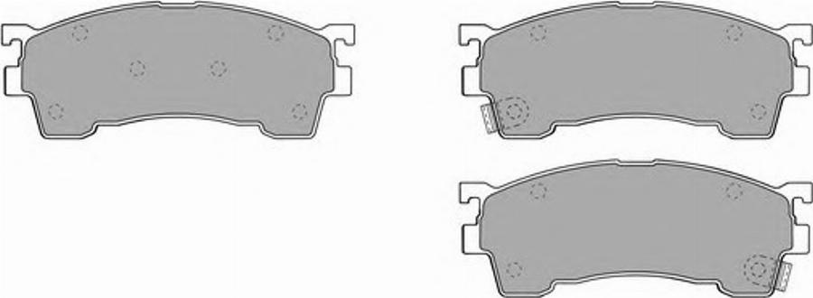 Simer 789.1 - Kit de plaquettes de frein, frein à disque cwaw.fr