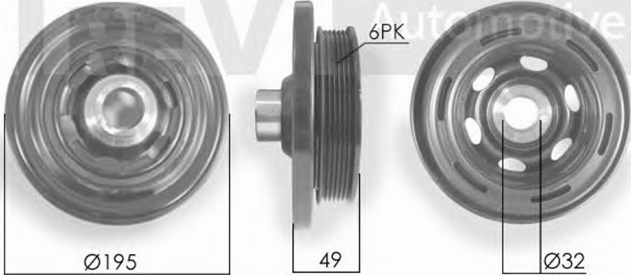 S&K SK942982 - Poulie, vilebrequin cwaw.fr