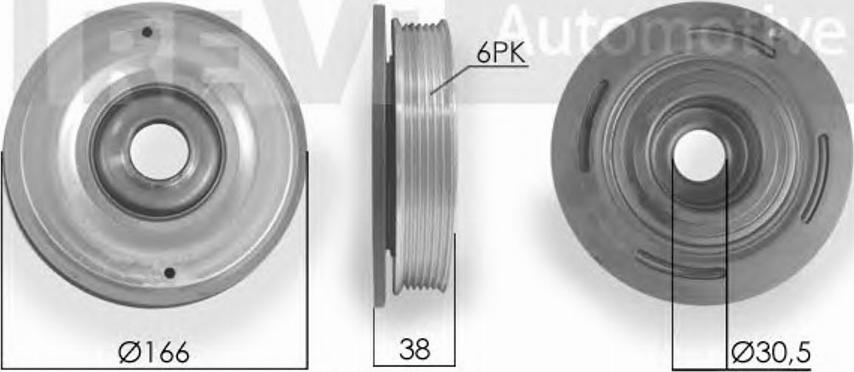 S&K SK955956 - Poulie, vilebrequin cwaw.fr