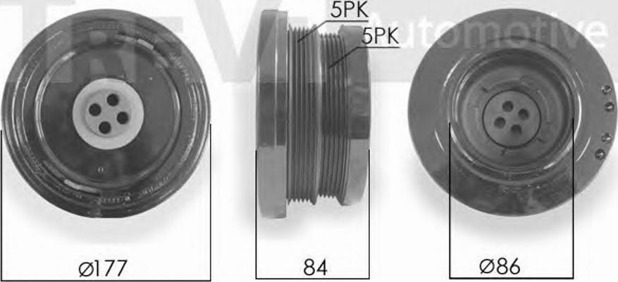 S&K SK488174 - Poulie, vilebrequin cwaw.fr