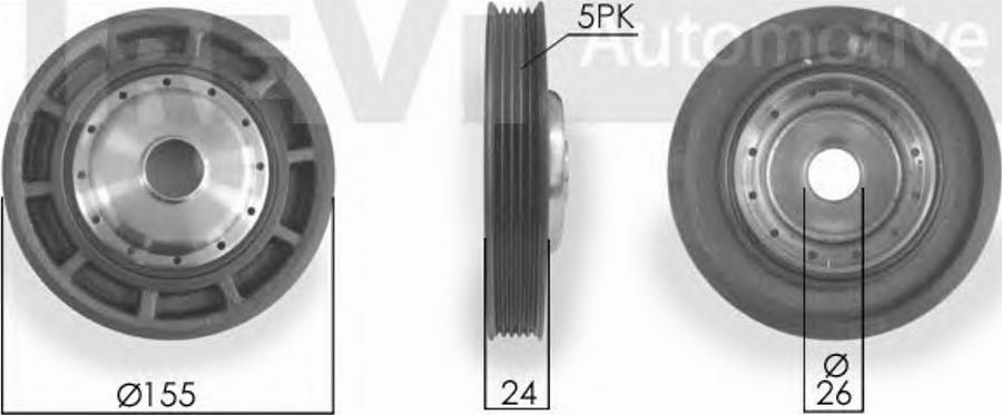 S&K SK289870 - Poulie, vilebrequin cwaw.fr