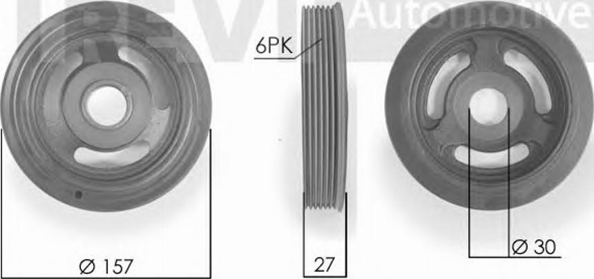 S&K SK769880 - Poulie, vilebrequin cwaw.fr