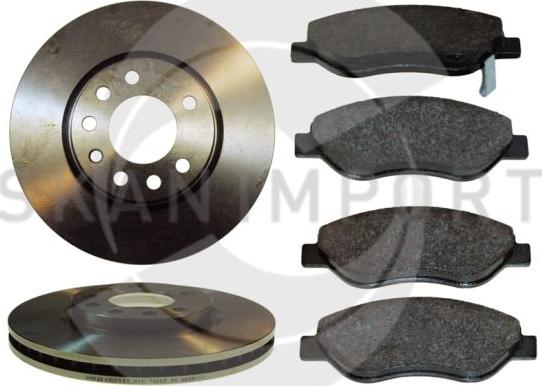 SKANIMPORT 624-8919 - Kit de freins, frein à disques cwaw.fr