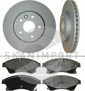 SKANIMPORT 624-2044 - Kit de freins, frein à disques cwaw.fr