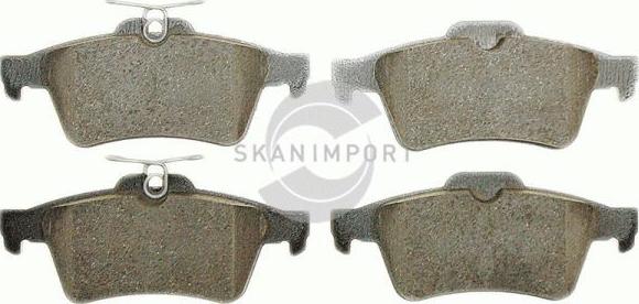 SKANIMPORT BB 9240 - Kit de plaquettes de frein, frein à disque cwaw.fr