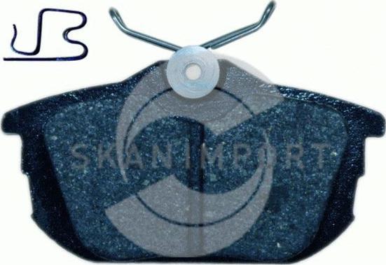 SKANIMPORT BB 978 - Kit de plaquettes de frein, frein à disque cwaw.fr