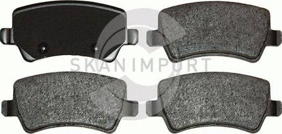 SKANIMPORT BH 4554 - Kit de plaquettes de frein, frein à disque cwaw.fr