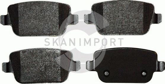 SKANIMPORT BH 4553 - Kit de plaquettes de frein, frein à disque cwaw.fr