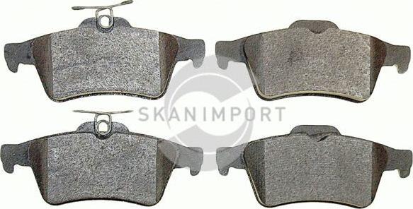 SKANIMPORT BH 2031 - Kit de plaquettes de frein, frein à disque cwaw.fr