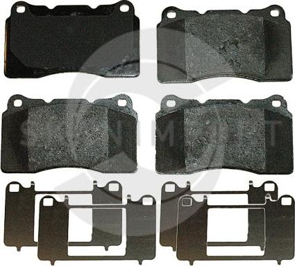 SKANIMPORT BV 8957 - Kit de plaquettes de frein, frein à disque cwaw.fr