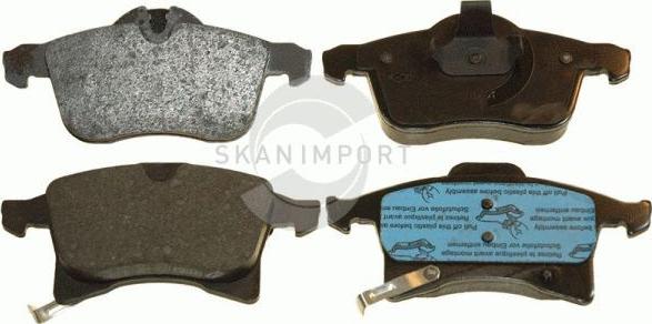 SKANIMPORT BVO 1189SK - Kit de plaquettes de frein, frein à disque cwaw.fr