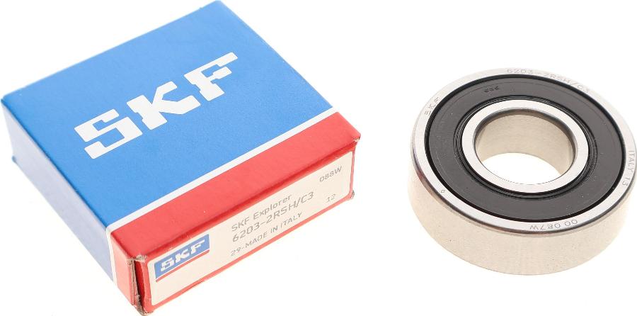 SKF 6203-2RSH/C3 - Kit de roulements de roue cwaw.fr