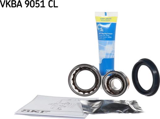 SKF VKBA 9051 CL - Kit de roulements de roue cwaw.fr