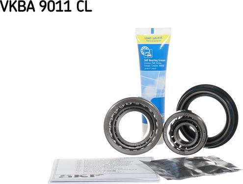 SKF VKBA 9011 CL - Kit de roulements de roue cwaw.fr