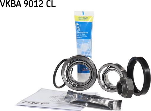 SKF VKBA 9012 CL - Kit de roulements de roue cwaw.fr