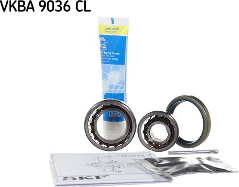 SKF VKBA 9036 CL - Kit de roulements de roue cwaw.fr