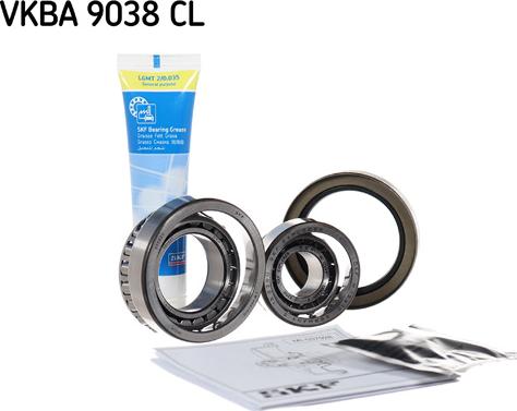 SKF VKBA 9038 CL - Kit de roulements de roue cwaw.fr